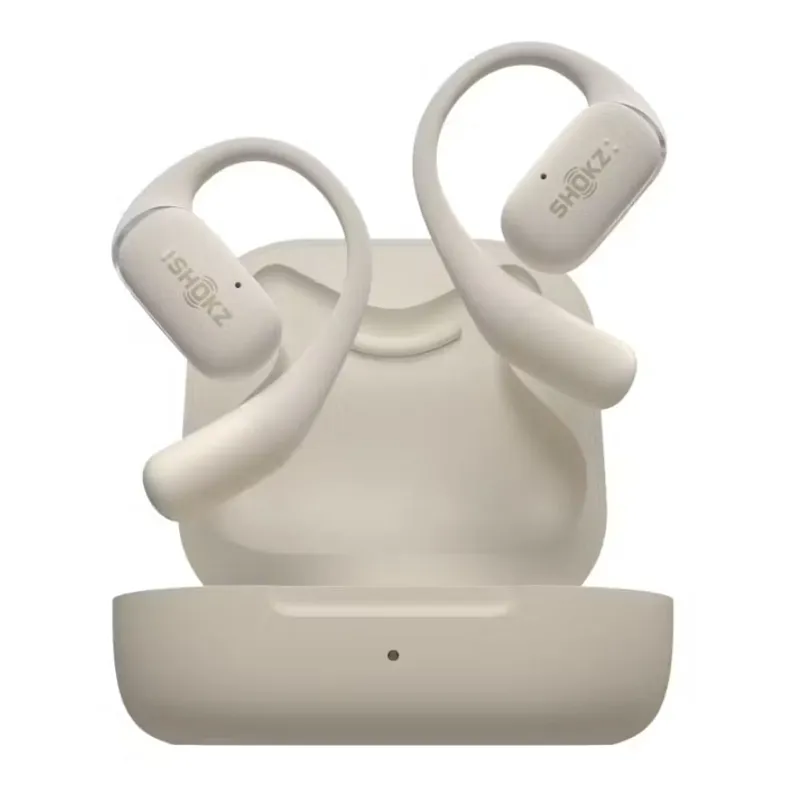 Shokz OpenFit True Wireless Earbuds Beige-4